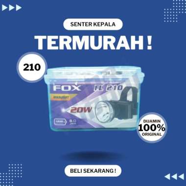 Senter Kepala Cas Fox FL-210