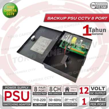 BACKUP POWER SUPPLY BOX ACCESS CONTROL 9 CHANNEL 12V 10A