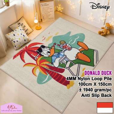 Disney Donald Duck Official Merchandise karpet 100 cm x 150 cm bermain anak bayi motif kartun karakt