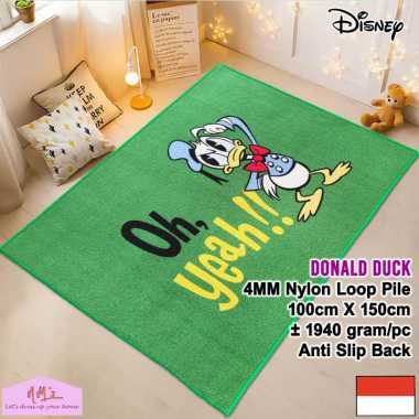 Disney Donald Duck Official Merchandise karpet 100 cm x 150 cm bermain anak bayi motif kartun karakt