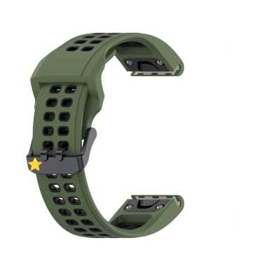 Tali Jam SILICONE DUAL COLOR Garmin Fenix 8 47MM 7 6 5 PRO PLUS 965 955 INSTINCT 2 APPROACH S60 S62 