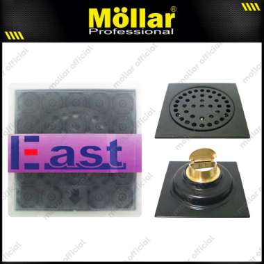 EAST Saringan Got 4" Hitam Smart Floor Drain Lantai Kamar Mandi Stainless hitam