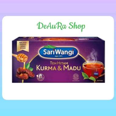 Promo Harga Sariwangi Teh Hitam Kurma & Madu 46 gr - Blibli