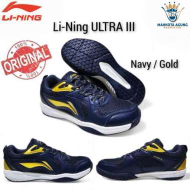 sepatu badminton bulutangkis lining Ultra 3 dan 2 ultra III II original NEW COLOUR NYAMAN DIPAKAI 45