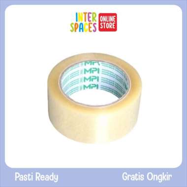 Isolasi Lakban Cokelat - Lakban Bening MPI Ekonomis 45 mm x 100 Yard Lakban Bening