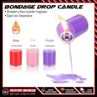 DROP CANDLE LOW TEMPERATURE - BDSM Bondage Lilin Wax Sex Aromatic Warm Safe For Skin Tetes Badan PRE