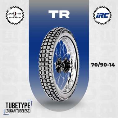 Ban Motor Matic IRC TR 70/90 Ring 14 Non Tubeless