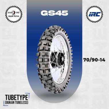 Ban Motor Matic IRC GS45 70/90 Ring 14 Non Tubeless