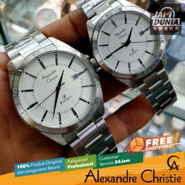 JAM COUPLE ORIGINAL ALEXANDRE CHRISTIE AC1014 JAM AC 1014 ALEXANDRE CHRISTIE AC1014 JAM TANGAN AC 10