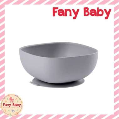 Beaba Bol Siliocne Avec Ventouse Silicone Bowl with Suction Pad Grey