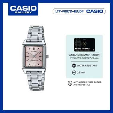 Casio Jam Tangan Wanita General LTP-V007D-4EUDF Original Analog Silver