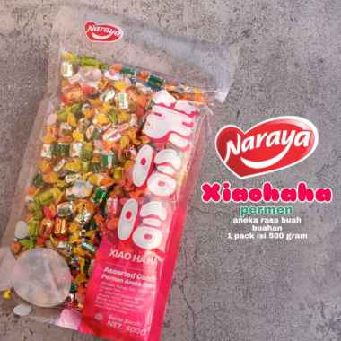 Naraya Permen Xiao Ha Ha Assorted Candy 500gr - Permen Aneka Rasa
