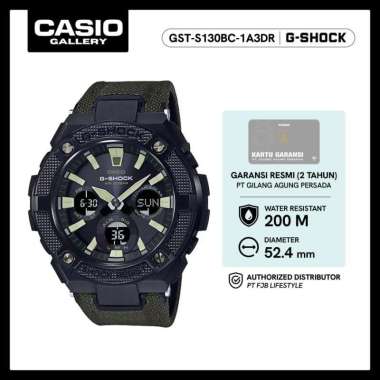 G-Shock Jam Tangan Pria GST-S130BC-1A3DR Original Analog Digital Black