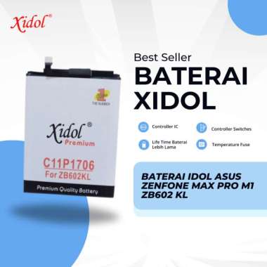 BATERAI XIDOL ASUS ZENFONE MAX PRO M1 ZB602 KL PREMIUM BERGARANSI