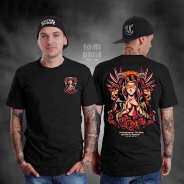 Kaos Satanic Series Model Terbaru Baju Distro pria Satanik Satanic 4 M