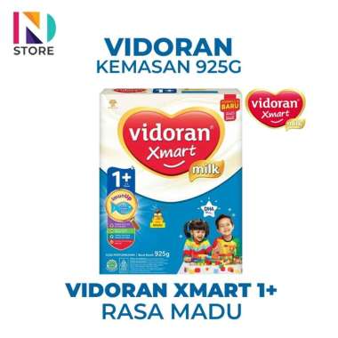 Vidoran Xmart 1+/3+ Rasa Madu/Vanila Kemasan 925Gram Vidoran 1+ Madu 925G