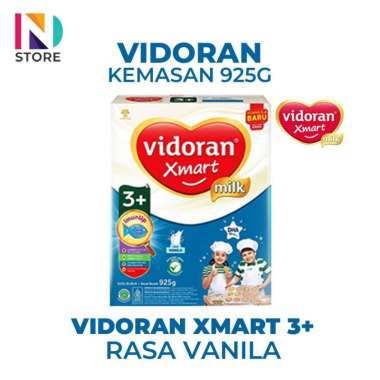 Vidoran Xmart 1+/3+ Rasa Madu/Vanila Kemasan 925Gram Vidoran 3+ VNLA 925G