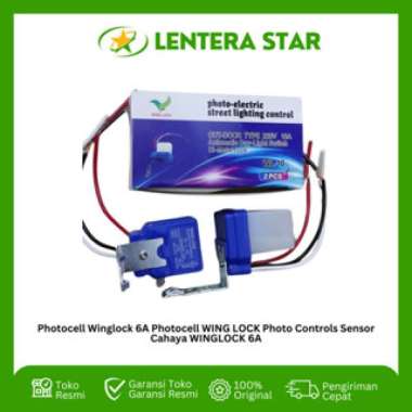 Photocell Winglock 6A Photocell WING LOCK Photo Controls Sensor Cahaya WINGLOCK 6A