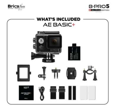 Brica B Pro 5 Alpha Edition Basic Plus + Action Cam Camera Wifi Kamera Digital KAMERA LENGKAP