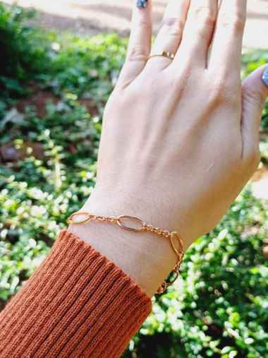 Gelang Tangan Wanita Emas Asli Model Rantai Simpel Gelang Emas Terbaru Gelang Rantai Emas Asli