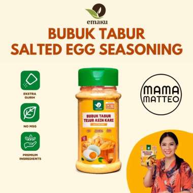EMAKU Salted Egg Powder 60gr / Bubuk Telur Asin Kari Bumbu Masak Tabur / BANDUNG Tabur TelurAsin EMA
