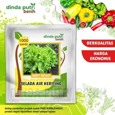 Benih Selada Air Keriting isi 1000benih/ bibit sayuran super unggul