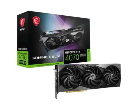 VGA MSI RTX 4070 SUPER 12GB GAMING X SLIM