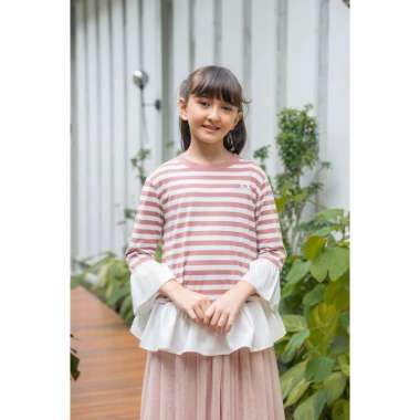 Klamby - Viola Blouse Kids Coral Rose 1/2