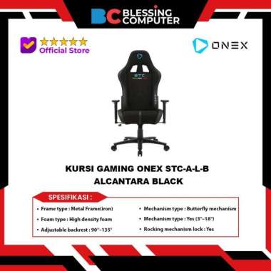 KURSI GAMING ONEX STC ALCANTARA BLACK