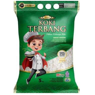 Beras Premium Koki Terbang 2,5kg kemasan plastik