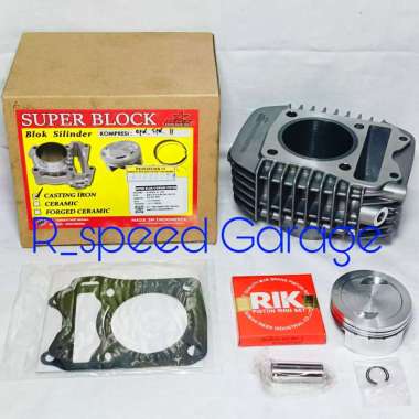 BLOK CAST IRON & FORGED PISTON BRT BLADE 125 SUPRA X 125 HELM IN FI KYZ 62.00 PISTON MENTAH