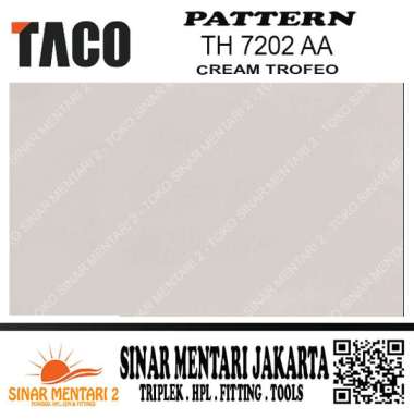 TACO HPL PATTERN TH 7202 AA CREAM TROFEO