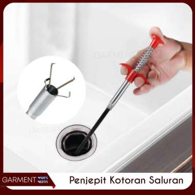 Kawat Cleaner Elastis Caplokan Pembersih Kotoran Di Selokan Wastafel Kamar Mandi Panjang 60 Cm