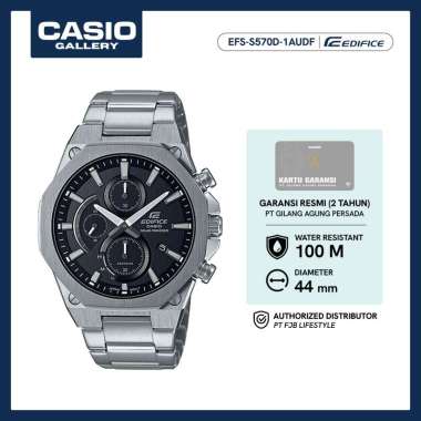 Casio Jam Tangan Original Pria Edifice EFS-S570D-1AUDF Analog