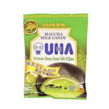 UHA - Permen Susu - Kemasan BAG / ZAK MATCHA 42g