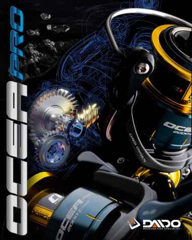 REEL PANCING DAIDO OCEA PRO SW 8 BEARING POWER HANDLE 3000 HS SW