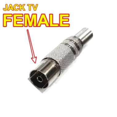 Jack Antena Tv Besi Cewe / Jack Antena TV Besi Female - Jack Antena Tv Tanpa Kabel