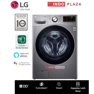 Mesin Cuci FRONT LOADING LG 15 kg WIFI dengan ThinQ™ F2515RTGV