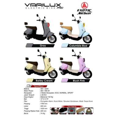 Sepedah Listrik - Exotic Varilux Pro Barley Cream