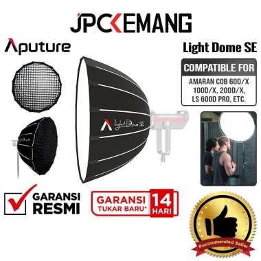 JPC KEMANG Aputure Light Dome SE Parabolic Softbox with Grid Studio Lighting Diffuser GARANSI RESMI