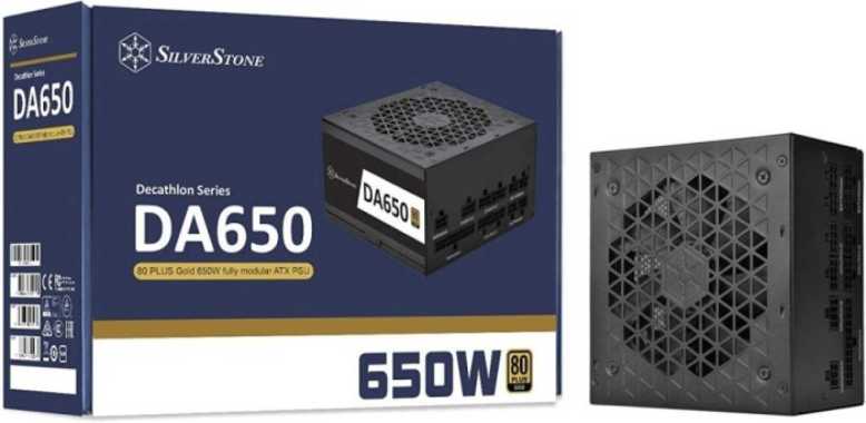 SILVERSTONE 650 Watt 80+ Gold Full MODULAR DA650W-G DA650 Power Supply PC
