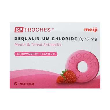 SP TROCHES MEIJI RASA STRAWBERRY 6 TABLET