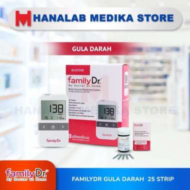Alat Family Dr Gula Darah + Strip Isi 25/Alat Cek Gula Darah