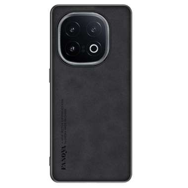 CASING IQOO 13 CASE CANVAS LEATHER SOFTCASE PREMIUM IQOO 13 HITAM