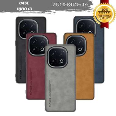 CASING IQOO 13 CASE CANVAS LEATHER SOFTCASE PREMIUM IQOO 13 ABU-ABU