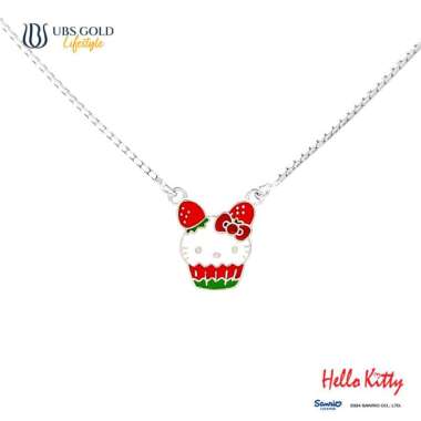UBS Gold Kalung Emas Anak Sanrio Hello Kitty - Kkz0026 - 17k 35cm-White Gold