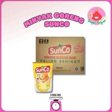 Sayur Segar - Sunco Minyak Goreng/Cooking Oil Pouch 2 Liter 6 pcs/Dus