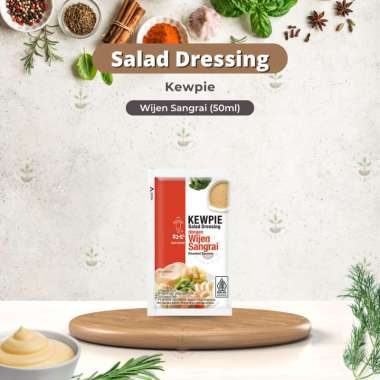 Kewpie Salad Dressing 200 ml - Saus Siram Wijen Sangrai Thousand Island Caesar Tomat Pedas 200ml - K