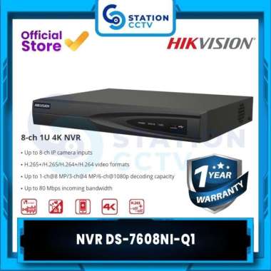 DS-7608NI-Q1 NVR Hikvision 8 Channel / NVR Hikvision DS-7608NI-Q1 8CH 2MP