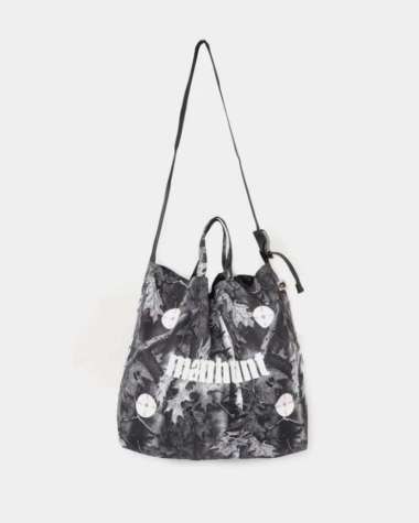 BAPE FOREST CAMO SHOULDER TOTE M BLACK